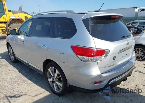 2013 Nissan Pathfinder Platinum from USA, damaged, VIN 5N1AR2MM7DC678375